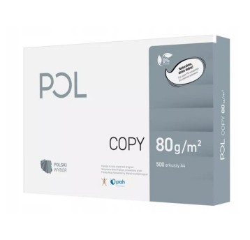 Papier ksero biały A4 80g 500 arkuszy POLCOPY 146CIE