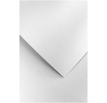 Papier ozdobny A4 210g 20 arkuszy GALERIA PAPIERU Pearl kol. diamentowa biel [205451]