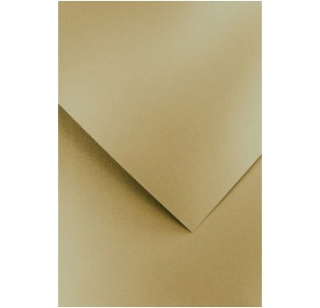 Papier ozdobny A4 210g 20 arkuszy GALERIA PAPIERU Pearl kol. złoty [205454]