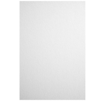 Papier ozdobny biały A4 215g 10 arkuszy Nettuno prążki