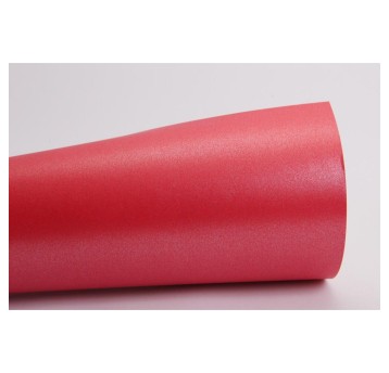 Papier ozdobny czerwony A4 250g 1 arkusz Asterlux metalizowany
