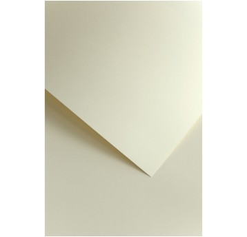 Papier ozdobny kremowy A4 160g 50 arkuszy GALERIA PAPIERU gładki [202822]
