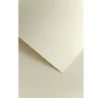 Papier ozdobny kremowy A4 180g 50 arkuszy GALERIA PAPIERU gładki [202852]