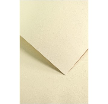 Papier ozdobny kremowy A4 230g 20 arkuszy GALERIA PAPIERU Milano faktura drobnych żyłek [203802]