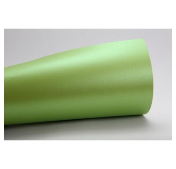 Papier ozdobny zielone jabłko A4 250g 1 arkusz Asterlux