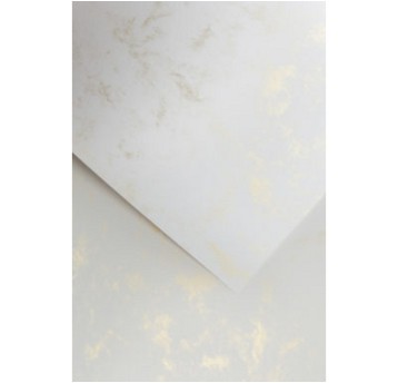 Papier ozdobny złoty A4 220g 20 arkuszy GALERIA PAPIERU Marmur [205306]