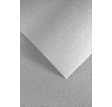 Papier samoprzylepny srebrny A4 150g 10 arkuszy GALERIA PAPIERU Brokatowy [254011]