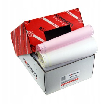 Papier składanka 12" x 240 x 1+1 EMERSON 900 składek kolor nadruk [240212c0n1red]