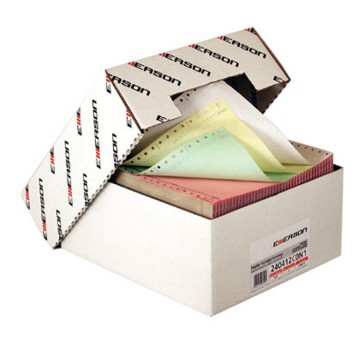 Papier składanka 12" x 240 x 1+2 EMERSON 600 składek kolor [240312c0n0red]