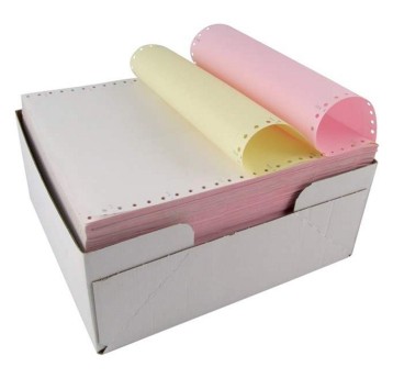 Papier składanka 12" x 240 x 1+2 SAMIN DRUK 600 składek kolor [S-231-S]