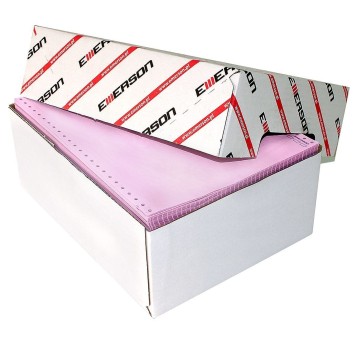 Papier składanka 12" x 375 x 1+1 EMERSON 900 składek kolor Z/O/P [375212c0n0]