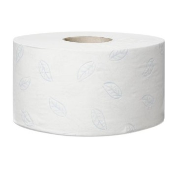 Papier toaletowy celulozowy 2 warstwy kol. biały TORK Mini Jumbo Premium | Ø188mm szer. 97mm dł. 170m 850 listków | 12 rolek [110253]