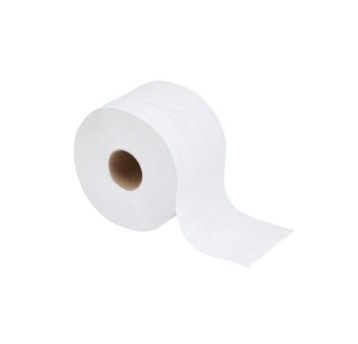 Papier toaletowy makulaturowy 1 warstwa kol. biały MERIDA Klasik | Ø110mm szer. 89mm dł. 50m 416 listków | 1 rolka [PKB503]