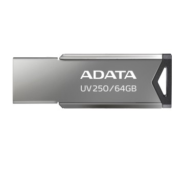 Pendrive 64GB USB 2.0 ADATA kol. srebrny [AUV250-64G-RBK]