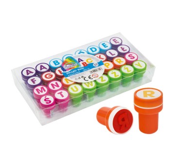 Pieczątki stemple literki FIORELLO 32 szt. [GR-FL32]