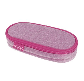 Piórnik kosmetyczka etui HERLITZ kol. różowy [50038930]