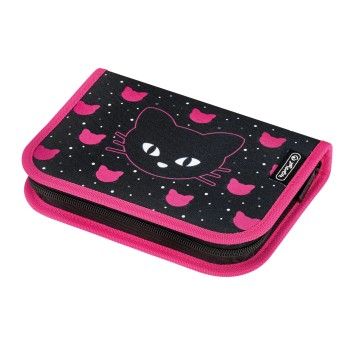 Piórnik z wyposażeniem 31 cz. HERLITZ BLACK CAT [50032945]