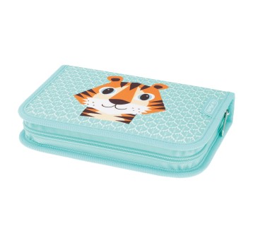 Piórnik z wyposażeniem 31 cz. HERLITZ CUTE ANIMALS TIGER [50038251]