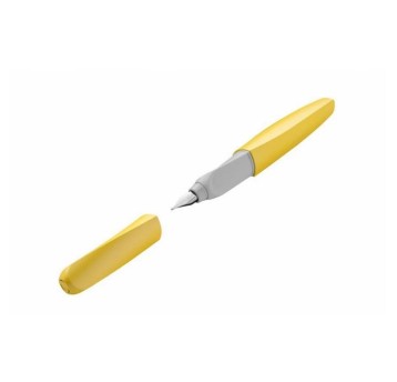 Pióro wieczne HERLITZ TWIST P457 Bright Sunshine kol. żółty szkolne M w blistrze [820219]