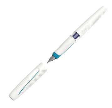 Pióro wieczne PELIKAN ILO kol. biały M w blistrze [817806]