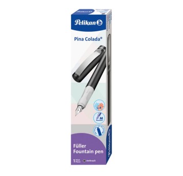 Pióro wieczne PELIKAN PINA COLADA Anthracite kol. czarno-szary M w kartoniku [400195689]