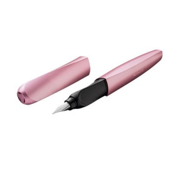 Pióro wieczne PELIKAN TWIST P457 kol. jasnoróżowy szkolne M w blistrze [806251]