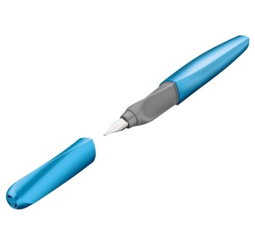 Pióro wieczne PELIKAN TWIST P457 kol. niebieski szkolne M w blistrze [923441]