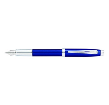 Pióro wieczne SHEAFFER 100 9339 kol. niebieski w etui chromowane [IN-SH9339PW-01]