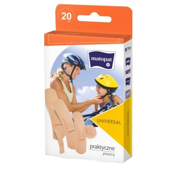 Plaster opatrunkowy MATOPAT Universal mix 20 szt. [MA-167-PLMM-004]