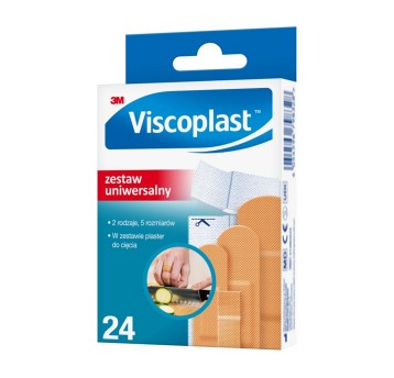 Plaster uniwersalny 3M Viscoplast mix 24 szt. [3M-4054596798328]