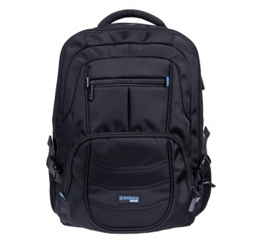 Plecak na laptopa 17" DONAU TRAVEL Amsterdam kol. czarny USB + kabel USB-C [11571741-05]