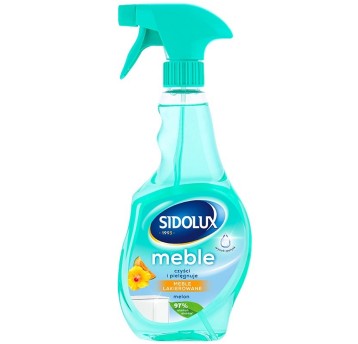 Płyn do czyszczenia i pielęgnacji mebli lakierowanych SIDOLUX Meble 500ml z atomizerem