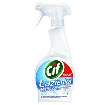 Płyn do czyszczenia powierzchni i urządzeń sanitarnych CIF Łazienka 500ml z atomizerem