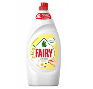 Płyn do mycia naczyń FAIRY Sensitive rumianek 900ml z witaminą E