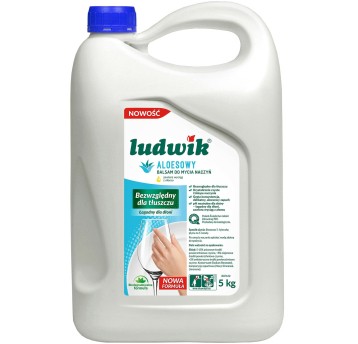 Płyn do mycia naczyń LUDWIK aloes 5L przeciwbakteryjny [192173]
