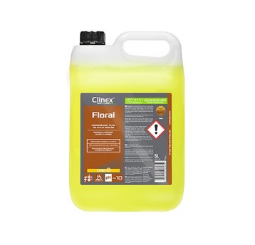 Płyn do mycia podłóg cytrynowy CLINEX Floral Citro 5L [CL77897]
