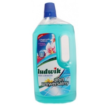 Płyn do mycia podłóg LUDWIK Kwiat laguny 1L zielony