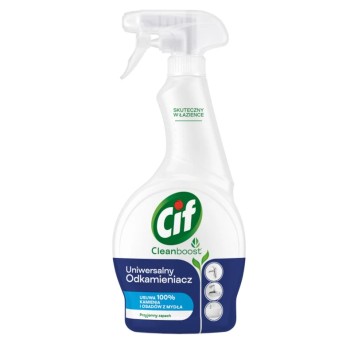 Płyn odkamieniacz uniwersalny CIF Cleanboost 750ml w sprayu