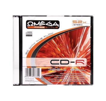 Płyta CD-R 700MB OMEGA slim box [56664]