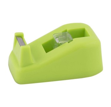 Podajnik biurkowy do taśmy klejącej D.RECT kol. limonkowy [1080]