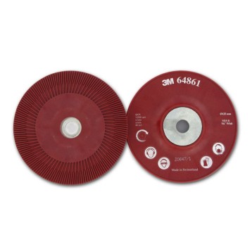 Podkładka do dysków fibrowych 3M M14 twarda żebrowana 178mm czerwony [64862]