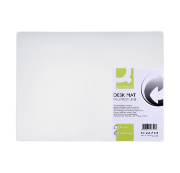 Podkładka na biurko tworzywo sztuczne Q-CONNECT 530 x 400mm kol. przezroczysty [KF26792]