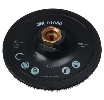 Podkładka na rzep 3M HOOKIT M14 pierścień centrujący 115mm [61680]