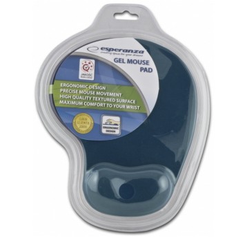 Podkładka pod myszkę żelowa ESPERANZA 230 x 190 x 20mm antypoślizgowa kol. granatowy [EA137B]