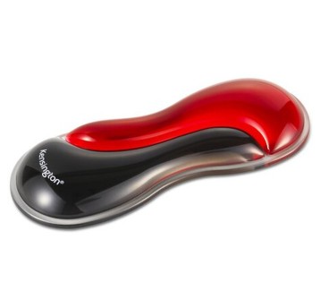 Podkładka pod nadgarstek żelowa KENSINGTON Slim Duo Gel kol. czerwono-czarny [K62440WW]