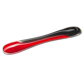 Podkładka przed klawiaturę żelowa KENSINGTON DUO GEL Slim kol. czerwono-czarny [K62442WW]
