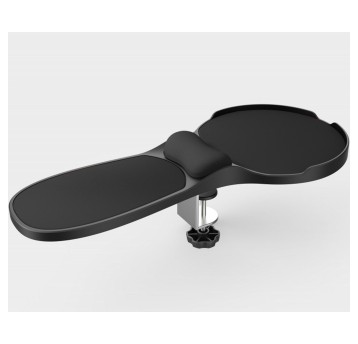 Podłokietnik ergonomiczny Q-CONNECT kol. czarny z podkładką pod mysz i podparciem nadgarstka [KF16947]