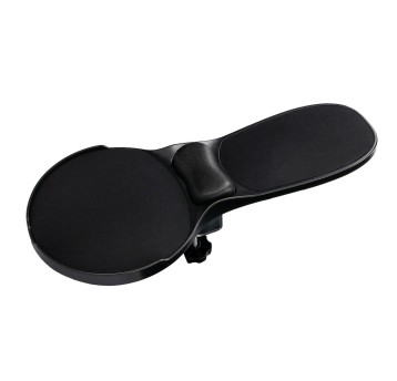 Podłokietnik ergonomiczny Q-CONNECT kol. czarny z podkładką pod mysz i podparciem nadgarstka [KF16947]