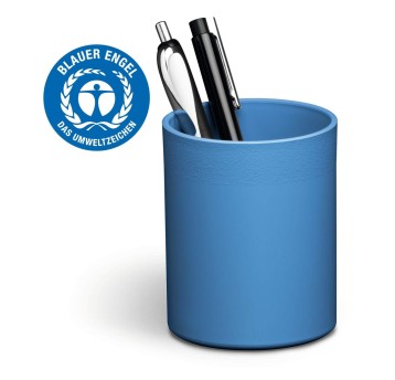 Pojemnik na długopisy DURABLE ECO tworzywo sztuczne kol. niebieski kubek duży [775906]
