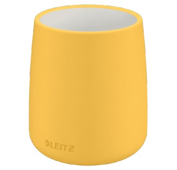 Pojemnik na długopisy LEITZ COSY tworzywo sztuczne kol. żółty kubek duży [53290019]